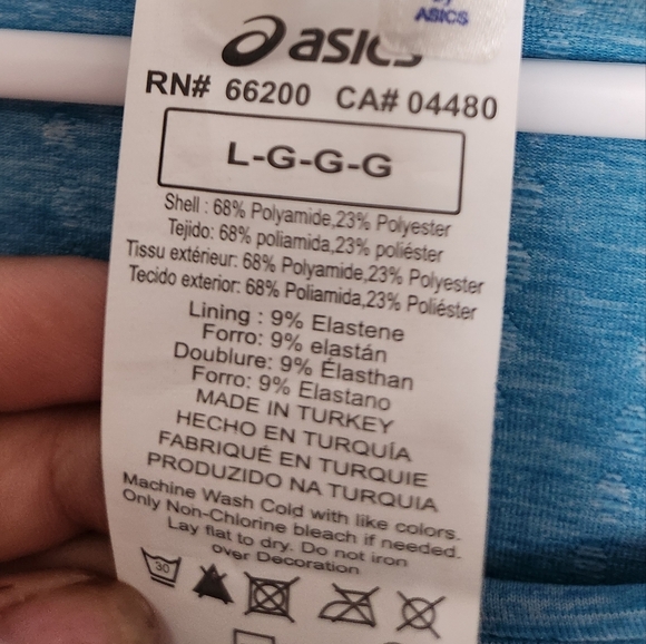 Asics NWT Blue Seamless Long Sleeve Top Size Large - Picture 5 of 6